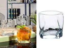 Vaso vidrio irregular chico